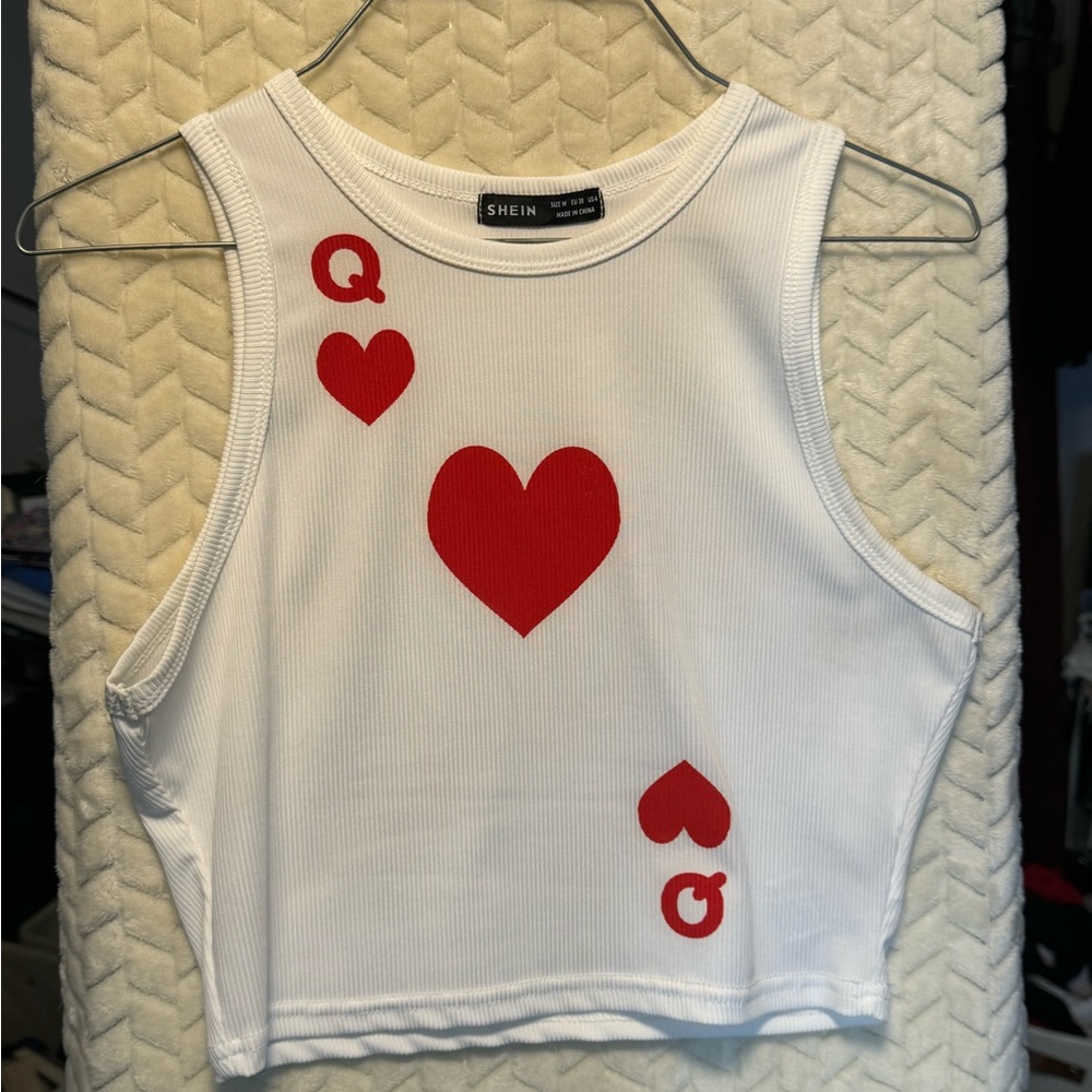 White crop top